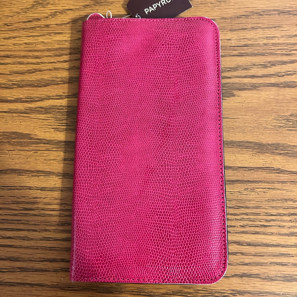 Papyrus Raspberry Textured Travel Wallet/NWT